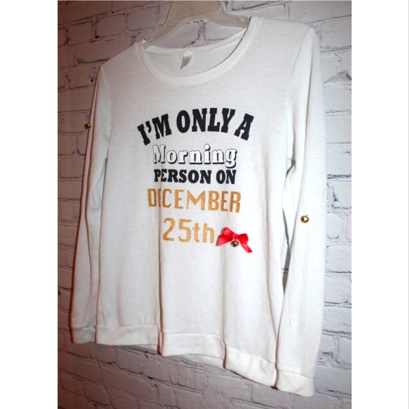 Women's Ugly Jingle Bell Christmas Sweater - Picture 3 of 15